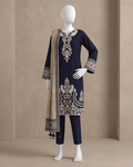 3PCS LAWN UNSTITCHED  EMBROIDERED SUIT