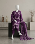 3PCS UNSTITCHED LAWN EMBRIODERED SUIT