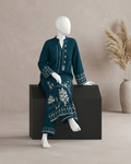 2PCS UNSTITCHED LAWN EMBROIDERED SUIT