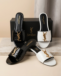 WOMENS PLAIN LEATHER FLATS