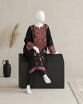 2PCS UNSTITCHTED LAWN EMBROIDERED SUIT