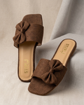 WOMENS PLAIN LEATHER FLATS