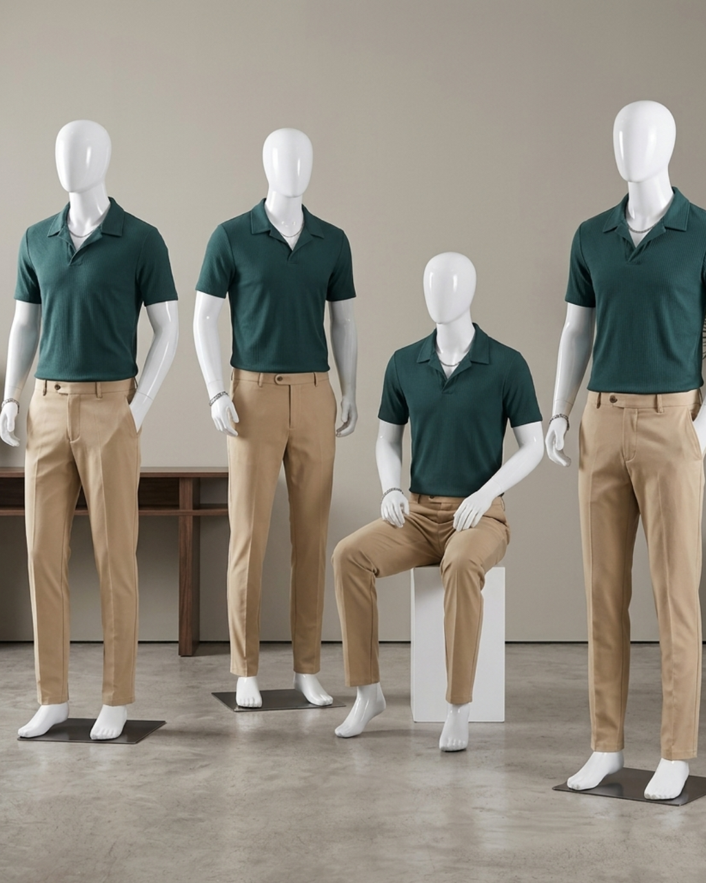 PREMIUM MENS WAFFLE KNIT POLO SHIRT