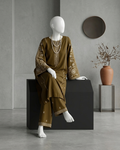 2PCS UNSTITCHED LAWN EMBRIODERED SUIT