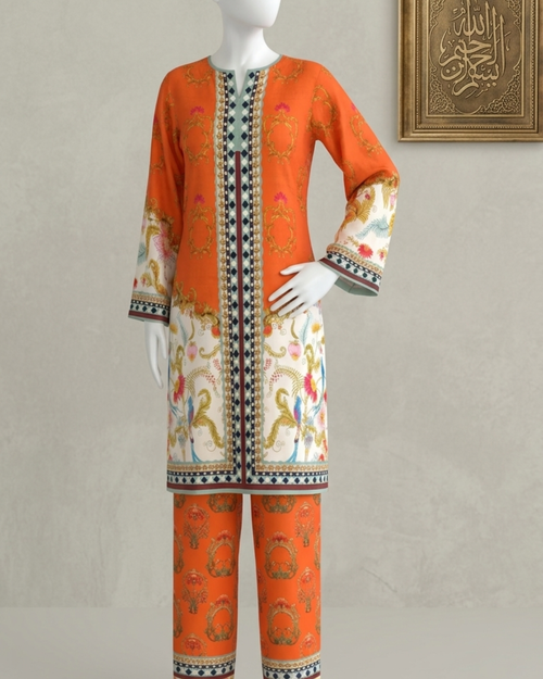 2PCS STITCHED SWISS LAWN